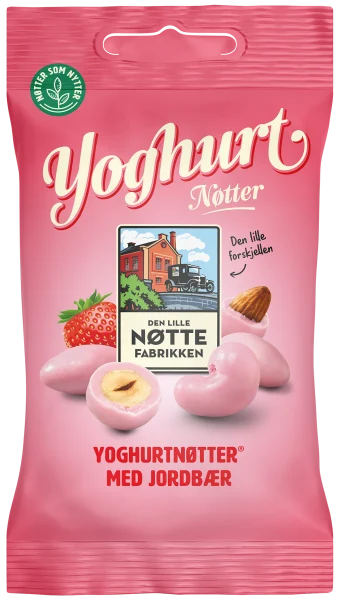 Yoghurtnøtter Jordbær 70 g 