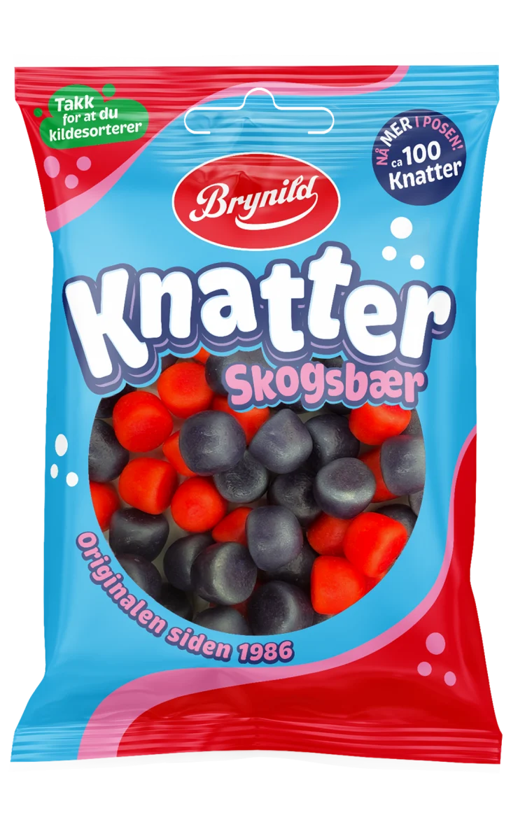 Brynild Knatter Skogsbær 100 g