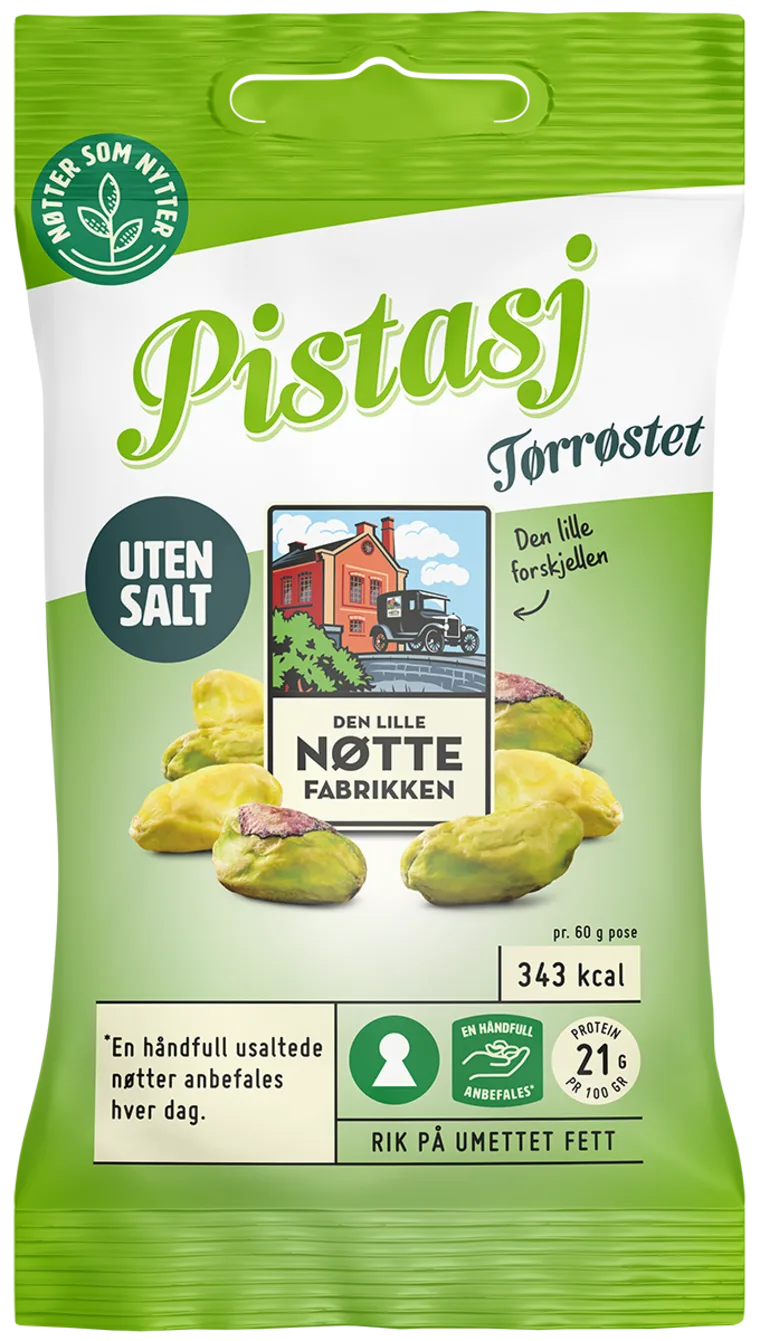 DLN Pistasj Uten Salt 60 g