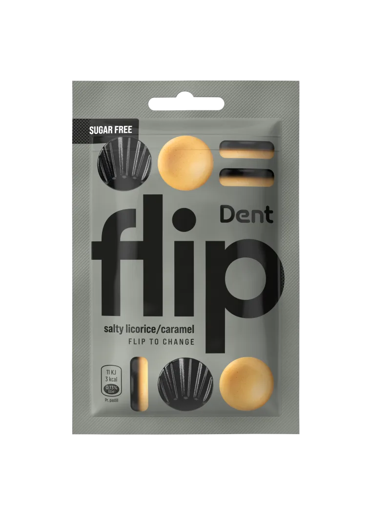 Dent Flip Licorice & Caramel