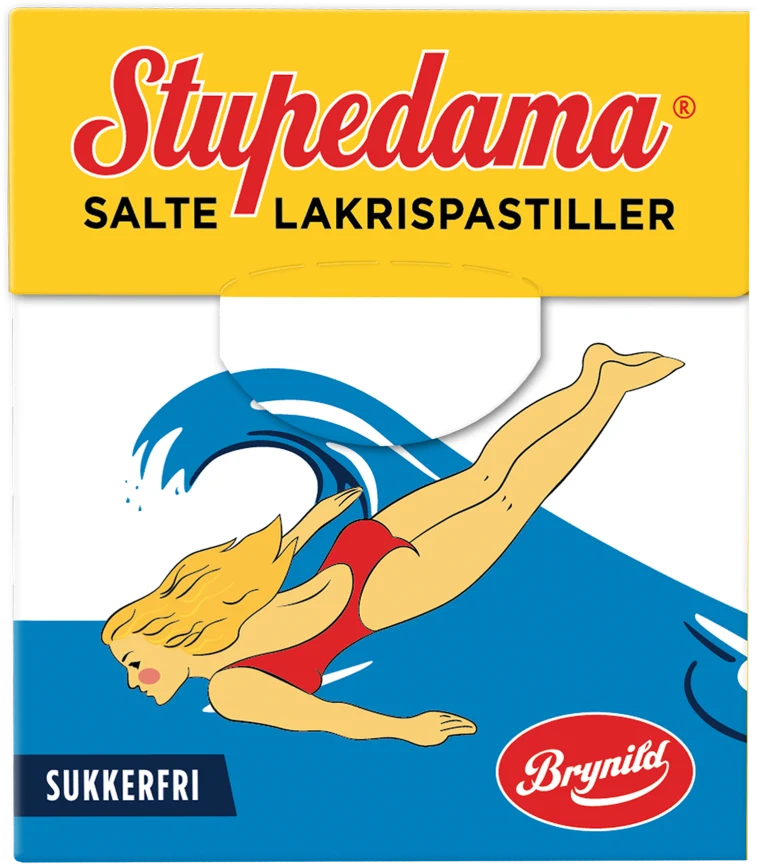 Stupedama Sukkerfrie lakrispastiller 20 g