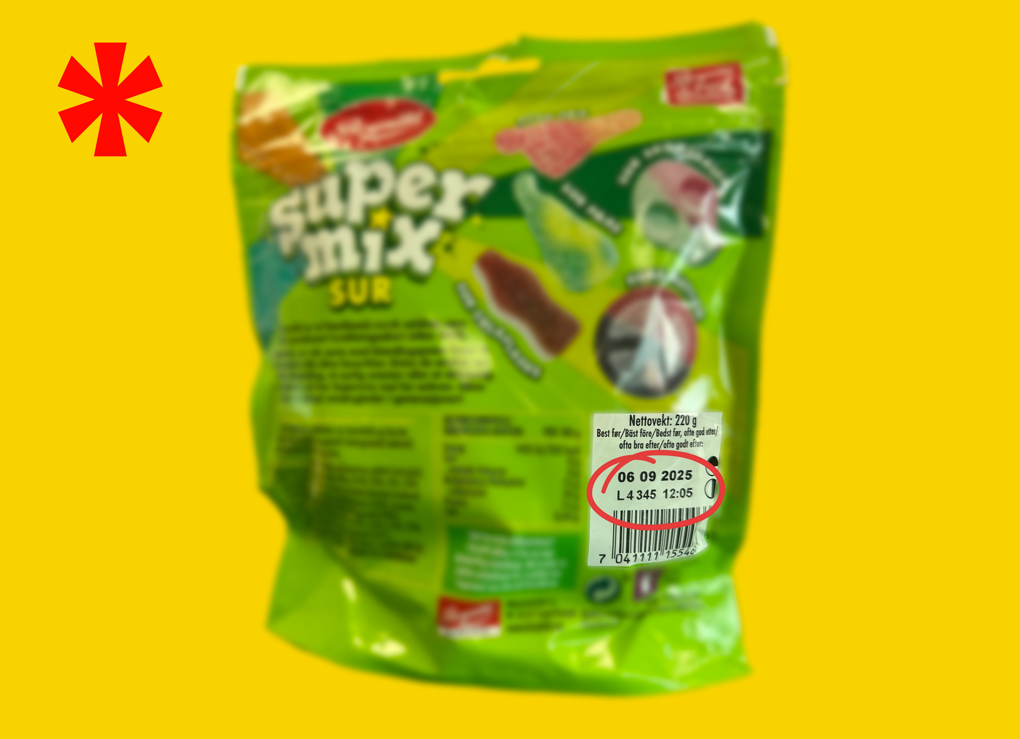 Her finner du informasjonen på posen