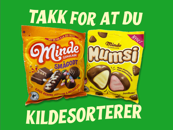 Minde puteposer -  Nå i gjenvinnbar emballasje!